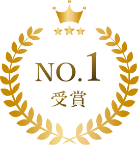 NO.1受賞アイコン
