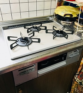 25年使用されたコンロを交換しました。 ｜ 株式会社クサネン｜滋賀県草津市