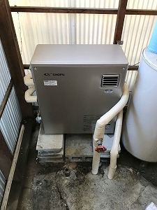 栗東市 長府 灯油ボイラーIBF-4764D