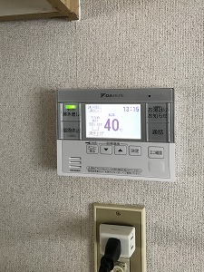 守山市Y様邸エコキュートリモコン
