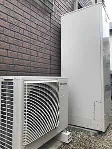 大津市I様邸エコキュート施工後