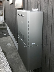 大津市にてガス給湯器交換 ノーリツ GT-2428SAWX → GT