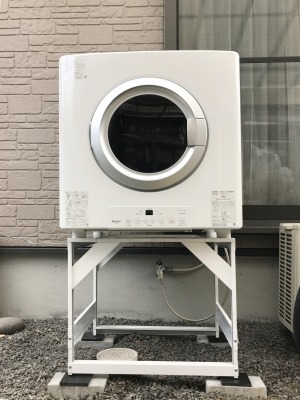 ガス衣類乾燥機「乾太くん」の屋外設置事例 ～天気を気にせず、子ども 