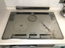 天板が割れてしまい不便だったIHクッキングヒーター交換しました 