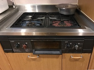 サンウェーブ ビルトイン 3口コンロ SSG−313 ガステーブル ガスコンロ LPガス用