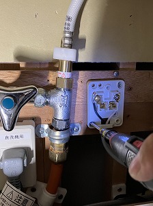 浄水器のついたタッチレス水栓、LIXIL_ナビッシュに交換(JF 浄水器のついたタッチレス水栓、LIXIL_ナビッシュに交換(JF