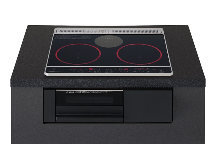 Jシリーズ　60cm　２口IH（鉄・ステンレス対応）+ラジエント