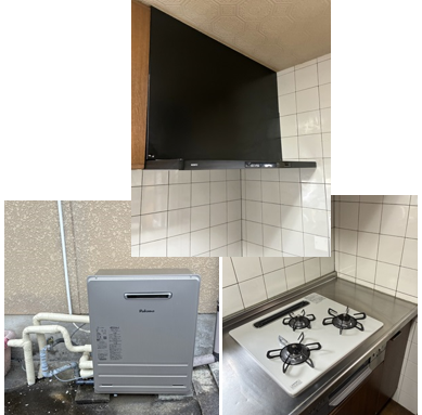 キッチン家電 エコジョーズとガスコンロになります！！