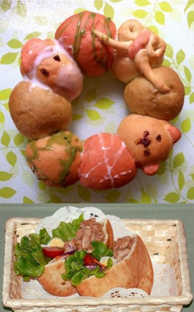【レポート】リースの3色ちぎりパン＆朝食ランチに☆ピタパン