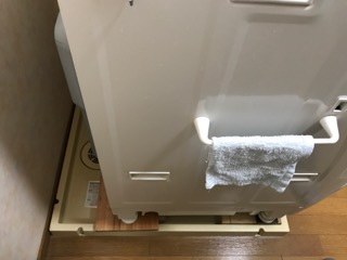 洗濯機用防水パンを新しくお取替え 株式会社クサネン 滋賀県草津市