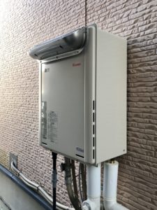 故障したガス給湯器をエコジョーズに交換 株式会社クサネン 滋賀県草津市