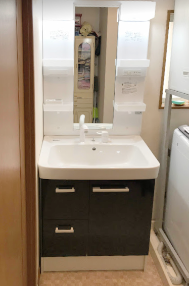 Lixil洗面化粧台オフトへ交換 株式会社クサネン 滋賀県草津市