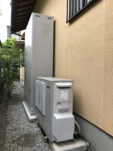 三菱の薄型のエコキュートの交換工事 施工動画あり 株式会社クサネン 滋賀県草津市