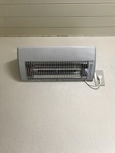 冬 寒い脱衣所に遠赤外線暖房機コロナのウォールヒートを設置しました 株式会社クサネン 滋賀県草津市 冬 寒い脱衣所に遠赤外線暖房機コロナのウォールヒートを設置しました 株式会社クサネン 滋賀県草津市