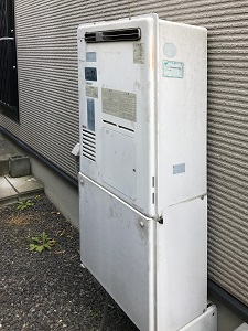 大阪ガス品番ガス給湯器 (N)135-0030A ⇒ リンナイエコジョーズへの