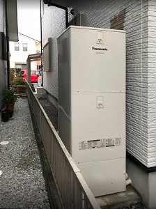 エコキュート・IHクッキングヒーター・レンジフードをまとめて交換しま