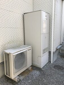 エコキュート ダイキン パワフル高圧 と新規で２台エアコン 富士通as Ah221l を設置しました 株式会社クサネン 滋賀県草津市