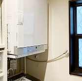 守山市のオール電化住宅で、ガス衣類乾燥機「乾太くん」を設置しました。
