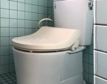 珍しいトイレ、INAXカスカディーナ ⇒ LIXILアメージュへの交換事例