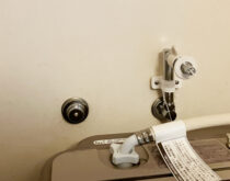壁ピタ水栓(CB-L6)で洗濯水栓位置を変更事例
